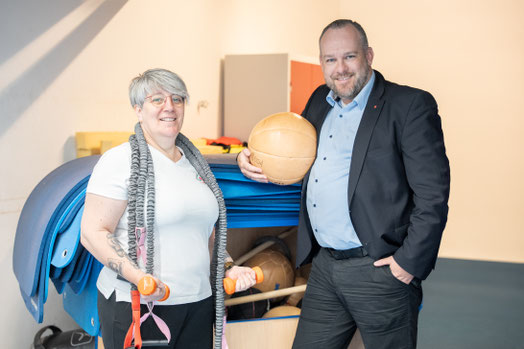 Christin Scherrer und Thies Dieckert