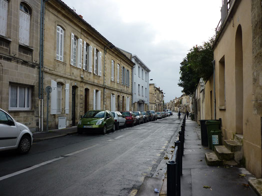 La rue Mazarin à Bordeaux où Forton habita toute sa vie.