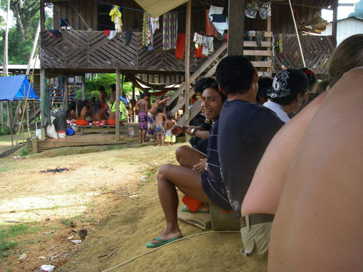 Drinking manioc beer (cachiri) together creates a strong social bond for Guiana's inland indigenous communities