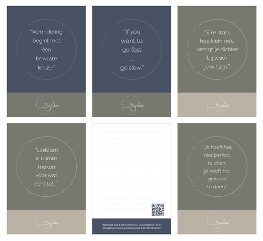 Dirk Van Bun Communicatie & Vormgeving - Grafisch ontwerp Postkaarten By Novi