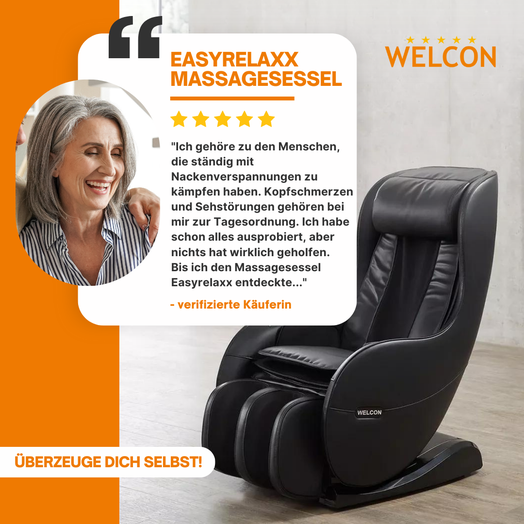 Die Rückmeldungen der Nutzer des Easyrelaxx sind überwältigend positiv