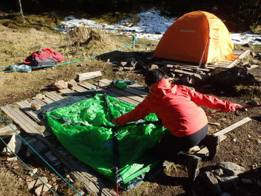 テント泊　入門　体験　登山