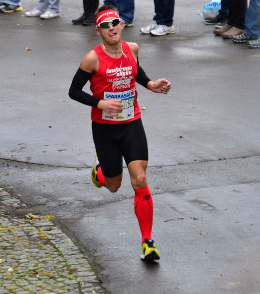 Steffen spielt Pacman in Lindau beim Viertelmarathon und läuft auf Gesamtrang 4