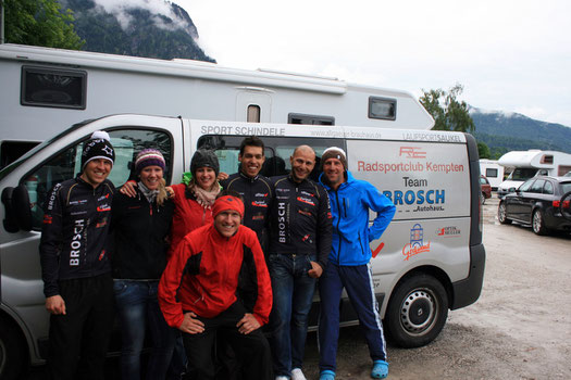 Betreuer bei der Craft Bike-Trans-Germany 2012 (Team RSC AUTO BROSCH KEMPTEN)