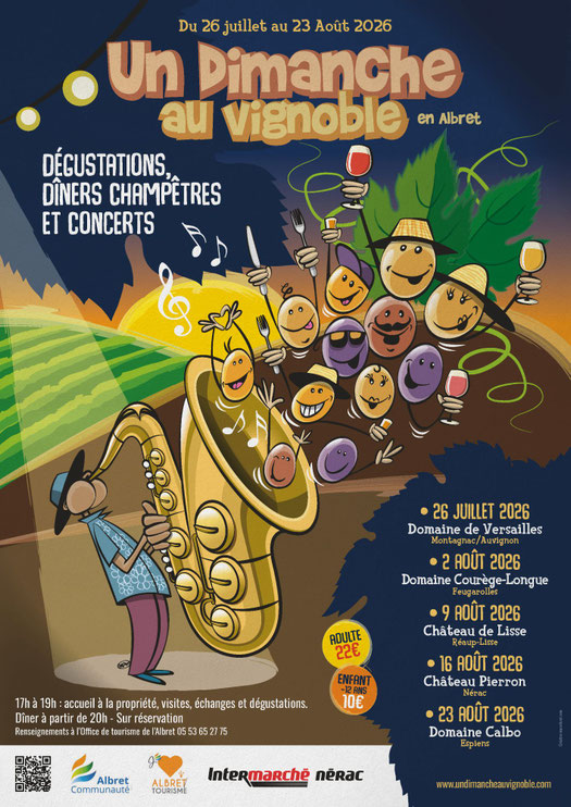 affiche Un dimanche au vignoble 2026
