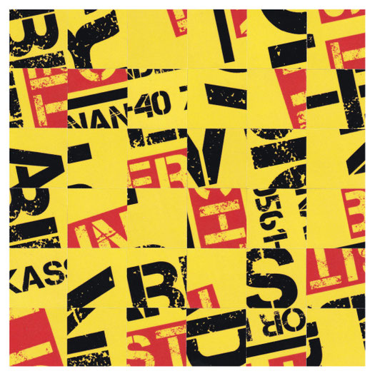 Papiercollage von Klaus Becker, Kassel