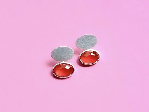 Silke-Erdtmann-Schmuck_Ohrschmuck_Silber_Carneol