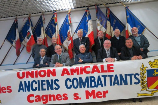 Assemblée génrérale de l' Union Amicale des Anciens Combattants de Cagnes sur Mer le 20 janvier 2013