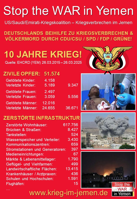5 Jahre Krieg im Jemen: 26. März 2015 bis 26.. März 2020
