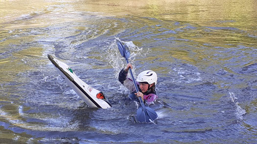 Nele Barwich fragt sich: Ist das Cartwheel steil genug? (Foto: S. Daruwala) 