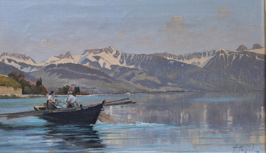 exposition de tableaux#tableaux vaudois#huile sur toile#Chavaz#Hermanjat#Clément#Geisser#Olsommer#Buchet#Birbaum#Louedin#Mafli#Hainard#Genoud#Yoki#G. François#
