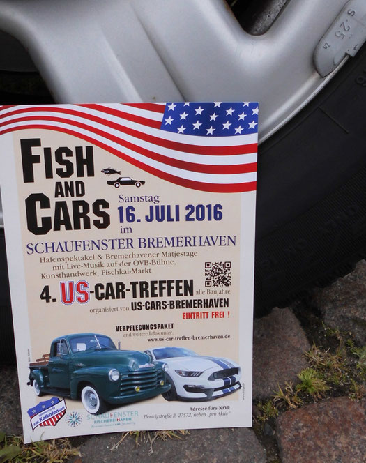 Bild: Fish and Cars Bremerhaven, HDW, US-Cars, Ford