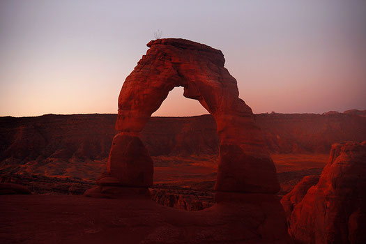 Delicate Arch, Arches National Park, Sonnenaufgang