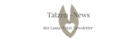 Anmeldung zum Newsletter Lama-Tatze