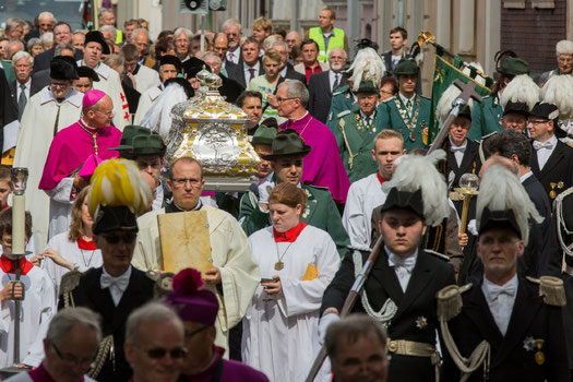 In diesem Jahr muss auf die Prozession mit dem Schrein des Heiligen Ludgerus verzichtet werden. | Fotos: Achim Pohl