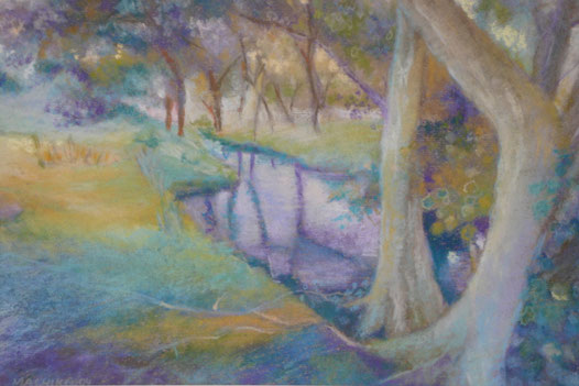 Bächlein im Wald 42.5cmx52.5cm (sold)