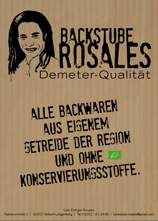 Plakat Backstube Rosales