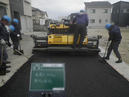 シバヤマ建設　蓮花寺　50号線　自由勾配側溝　舗装　高岡市
