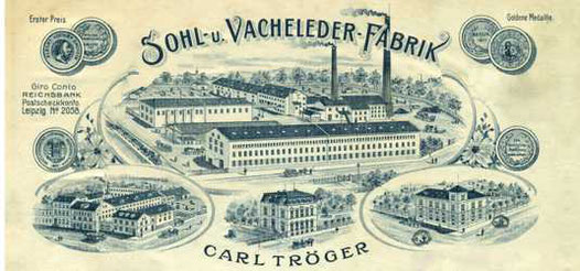 Villa Mosenstraße 17, Plauen, Briefkopf Fa. Carl Tröger