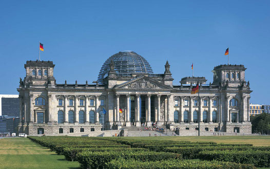 Reichstag, New German Parliament Berlin, Germany 1992 - 1999 via Foster + Partners