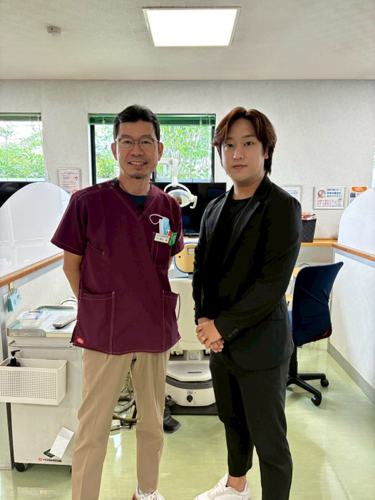 こんどう歯科富松医院長と純コーチ