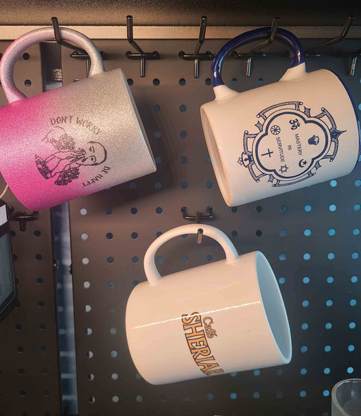 All mugs designs made by Angela.