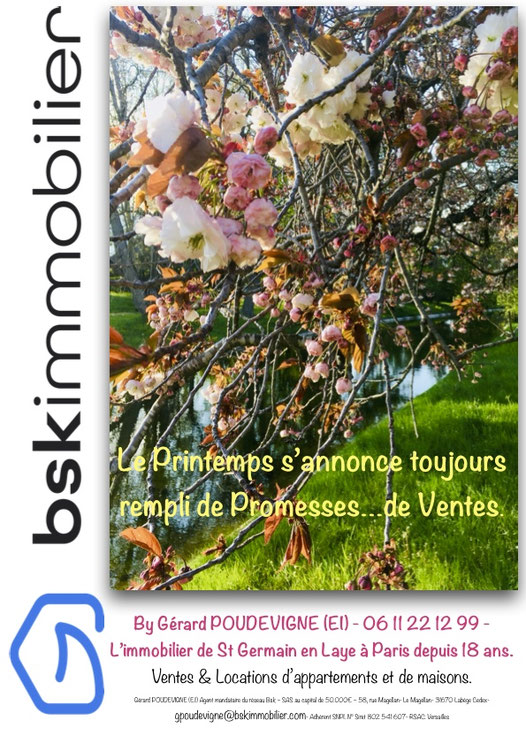 Pour votre estimation immobilière de St Germain en Laye (Yvelines) à Paris Ile de France.