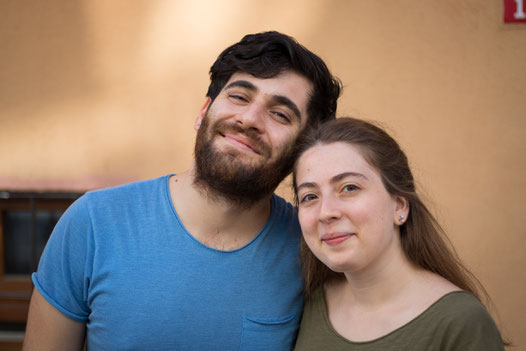 Isa and his girlfriend Irem