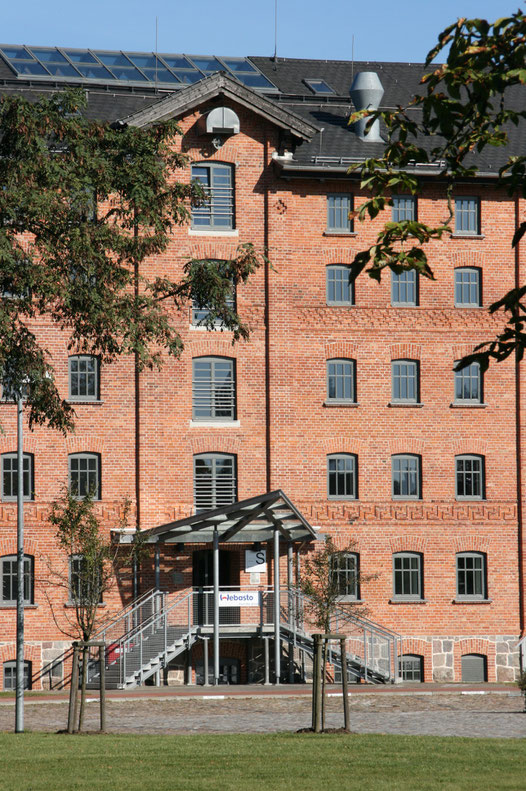Der 1860 fertig gestellte Speicher der Familie Tiedt an der Demminer Straße kann als Keimzelle der Neubrandenburger Industrie angesehen werden. Er gehört heute zu Webasto.