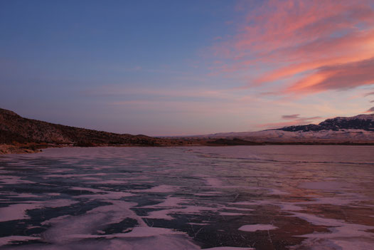 Winterlandschaft Yellowstone, Wyoming