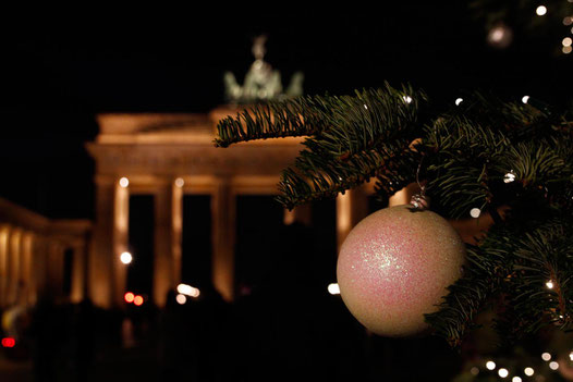 Weihnachten in Berlin, Brandenburger Tor, Weihnachtsmärkte Deutschland