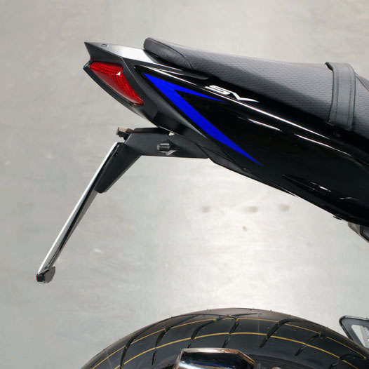 Kurzes Heck, Suzuki SV 650, Seitenansicht