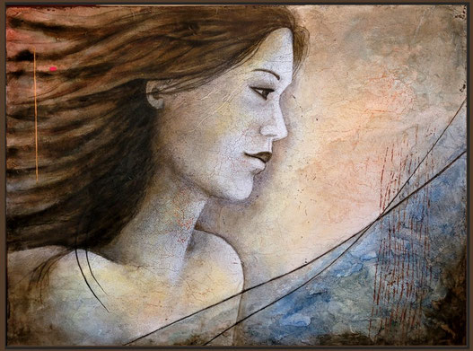 Portrait Sumpfkalk Verträumt Venus Kunst Heike Lüders