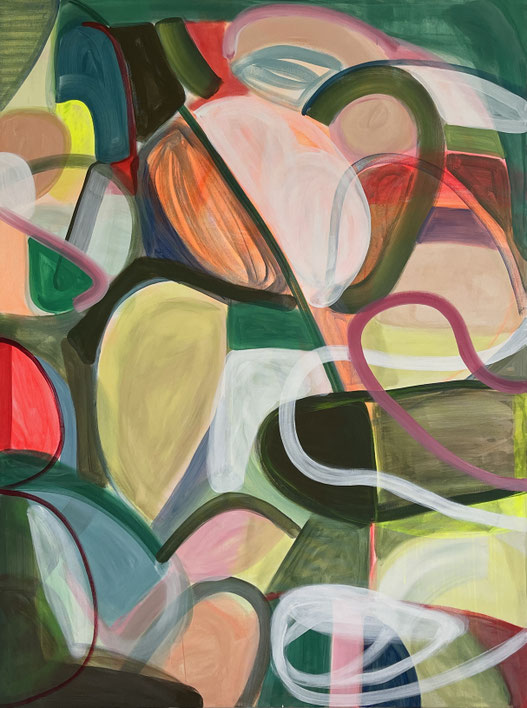 Unobvious XXX 2025 Acryl auf Leinwand 160 x 120 cm 