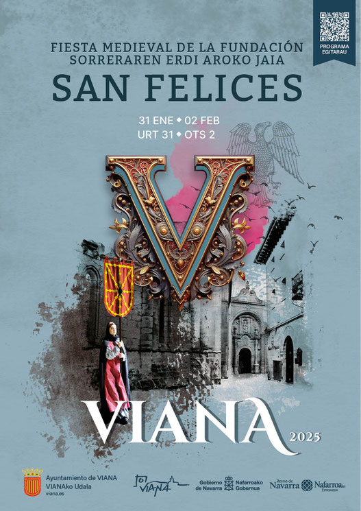 Viana Dia de San Felices y Fiestas Medievales de la Fundacion
