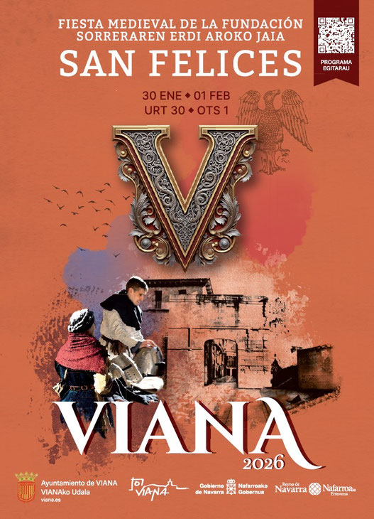 Viana Dia de San Felices y Fiestas Medievales de la Fundacion