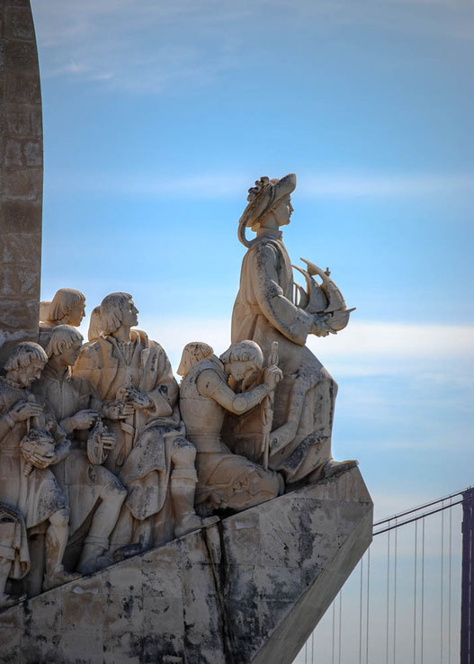 Das Entdeckerdenkmal mit Heinrich dem Seefahrer und weiteren 32 Persönlichkeiten der portugiesischen Geschichte