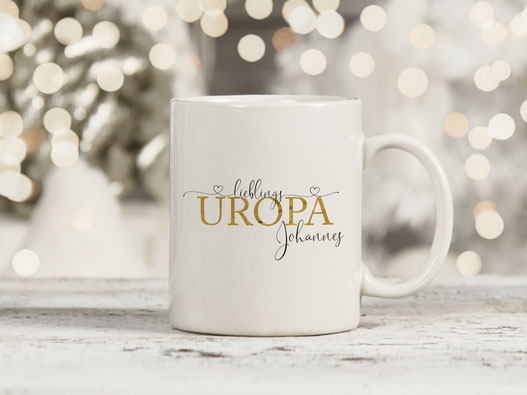 Tassengeschenke für Uropas