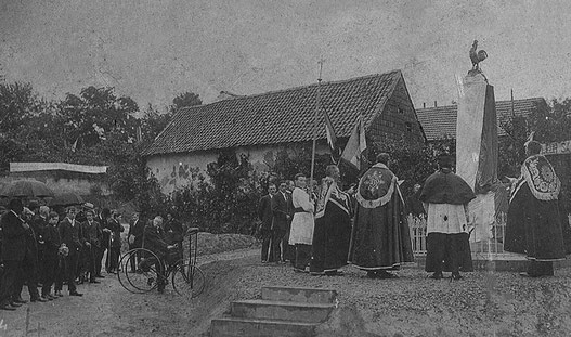 Hédauville - Le monument lors de son inauguration