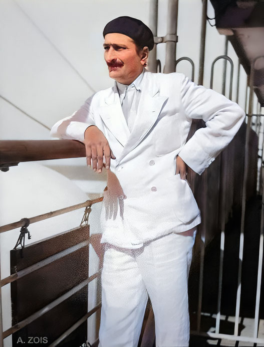  6. Meher Baba returning from France to India aboard the S.S. Circassia, 1937