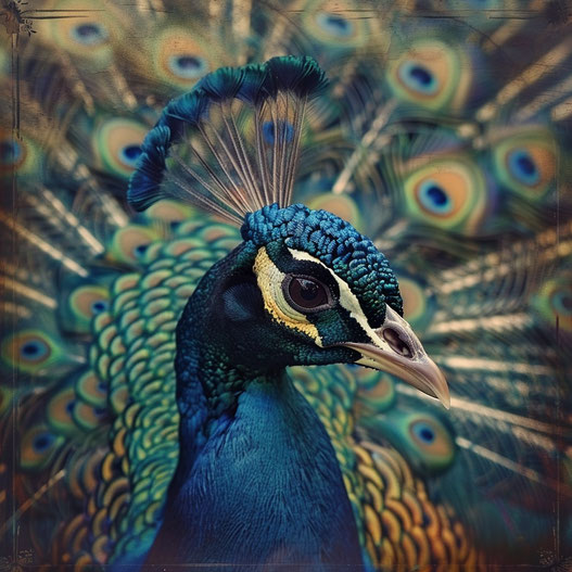 Der Pfau erinnert uns daran, dass wir alle einzigartige spirituelle Geschenke und Fähigkeiten besitzen, die es zu erkunden und zu teilen gilt.