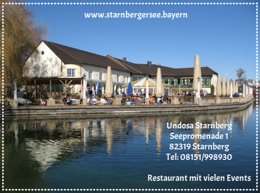 Restaurant direkt am Starnberger See