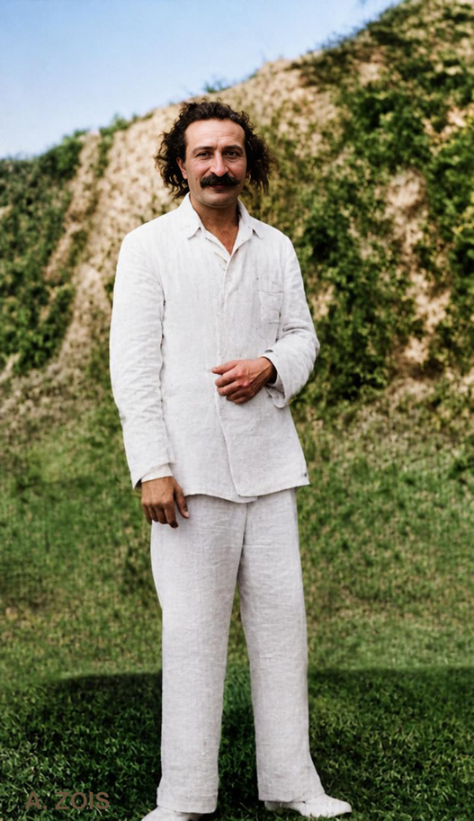 1932 : Meher Baba in Nanking. Image rendition by Anthony Zois.