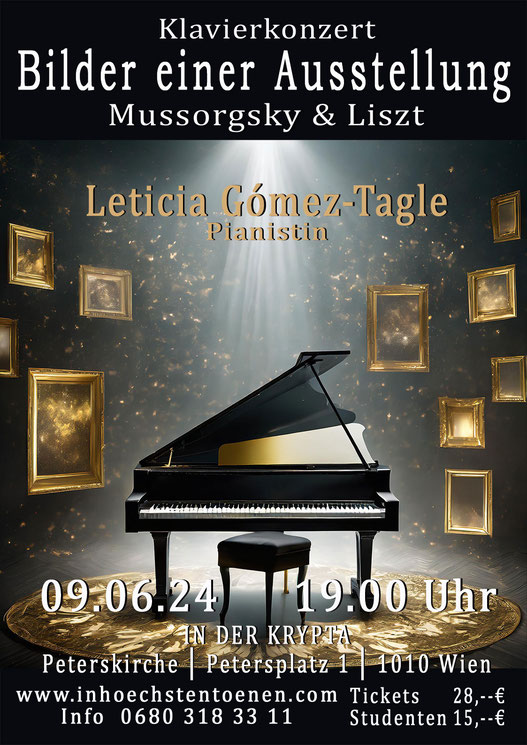 Bilder einer Ausstellung - Mussorgsky & Liszt  in der KRYPTA