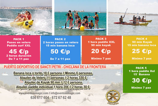 actividades acuáticas chiclana