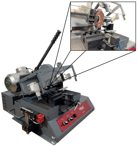 Metall-Trennschleifmaschine TSM125 für Schleifscheiben 125mm