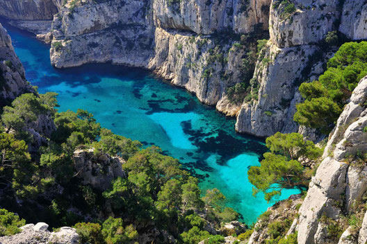 Calanque d'En-Vau, entre Cassis et Marseille.
