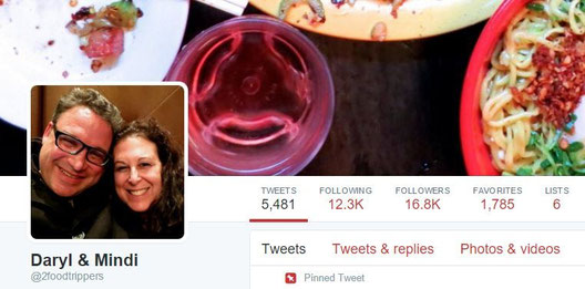2 Food trippers on Twitter