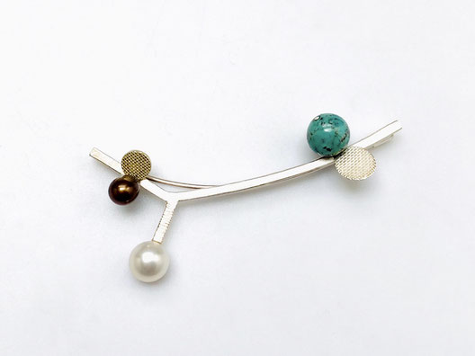 Silke-Erdtmann-Schmuck_Käferbroschen-Silber