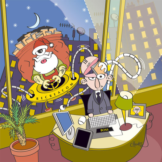 Graphiste, illustrateur à Rodez | Christophe Houles, illustrateur freelance - Récréacom